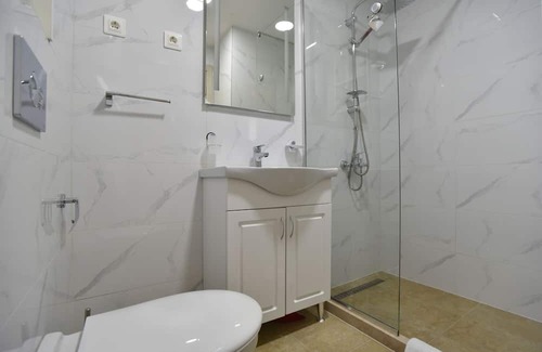 Becici Apartment | Sea View Flat w Balcony 5 min to Beach in Budva
