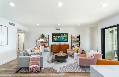 Continental Foothills House | Designer dream home with opulent backyard, private pool, hot tub, game room & AC
