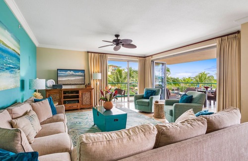 Honokowai Condo | Maui Resort Rentals: Honua Kai Konea 351, 3BR w/ Direct Oceanfront Views + B.B.Q. on Balcony!