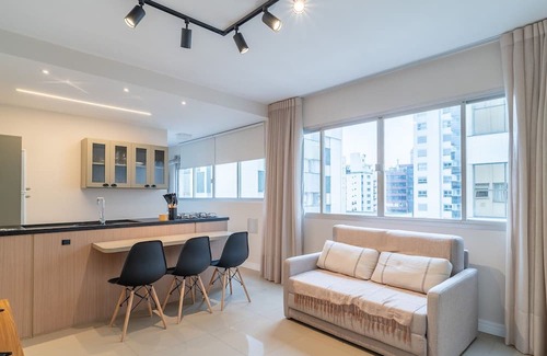 Centro Apartment | Apto 1Q and Self Check-in 400m from Beira Mar BMC1008