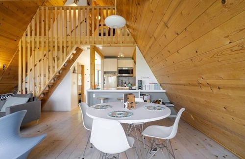Pine Cove Apartment | Dog Friendly A-frame Hot Tub Nature Views