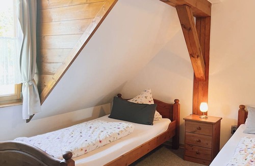 Lahnstein House | Hotel Waldhaus-Lahnstein, room 2, triple room on the upper floor incl. breakfast