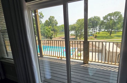 Grove House | Giant10-bedroom lakefront home with large pool, hot tub, and dock