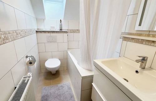 Salzhemmendorf Apartment | Freshly renovated "Buntspecht" vacation apartment for 2 people with a view of the Ith