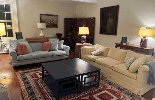 Clinton Corners House | Grand Colonial Home on Quiet Road with Giant Trees, acres of lawn and Pool