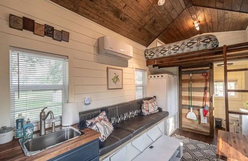 Ririe RV Rental | Reconnect with nature and create memories at River Rowed Tiny Home.