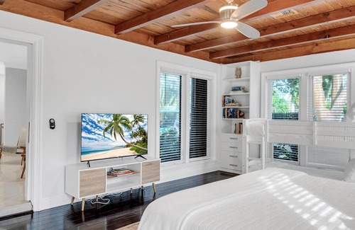 Harbor Beach House | Private Neighborhood Heated Pool Walk To Beach Lush Surroundings Harbor Key