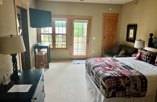Three Lakes Apartment | Lake views with every amenity! Indoor pool, hot tub, outdoor hot tub!