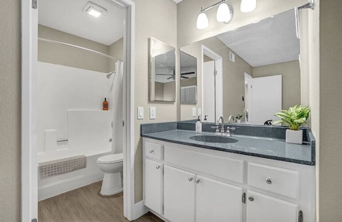 Colton Apartment | 2BR/2BA Queen Suite Apartment with Pool View