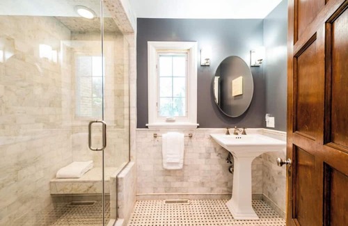 Benton Harbor House | The Cozy Tudor near Silver Beach