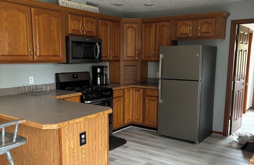 Decatur House | Country house with 3 bedrooms and 2 bathrooms. Several acres of woods to hike.