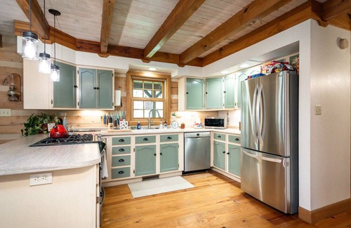 Brevard Cabin | Peaceful, cozy, & private cabin w/streams, waterfalls, & Wi-Fi! Pets OK!