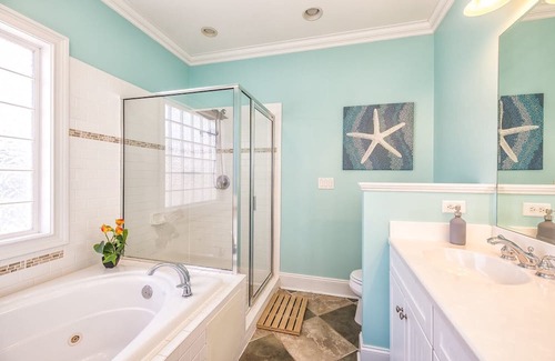 Wilmington Beach House | Spacious 6-bedroom ocean view home, 1 minute walk to beach!