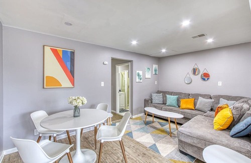 Taylor Apartment | Discover the epitome of comfort in this 4-bedroom, 3-bathroom haven.