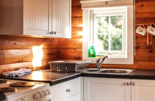 Ffestiniog Cabin | Brenin 3 Bedroom rural wood Lodge nr Coed y Brenin