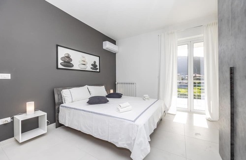 Capo d'Orlando Apartment | Apartment 'Primo' with Partial Sea View, Wi-Fi and Air Conditioning