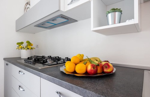 Capo d'Orlando Apartment | Apartment 'Primo' with Partial Sea View, Wi-Fi and Air Conditioning