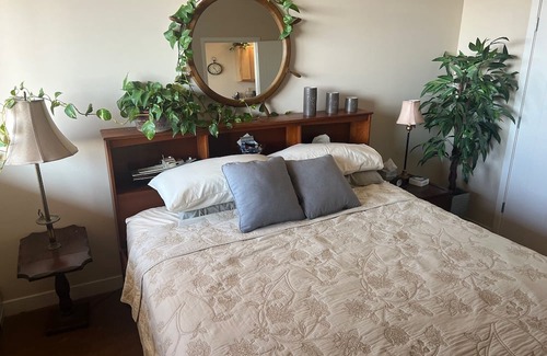 South Burlington Apartment | 1-BR apartment with deck overlooking Lake Champlain and the Adirondack Mountains