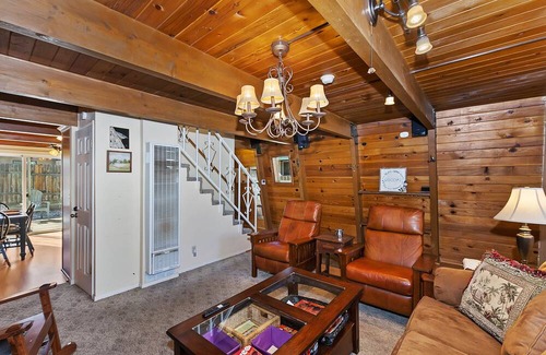 Big Bear City House | Gambrel Style, pet friendly, enclosed yard, streaming, fireplace, and more.