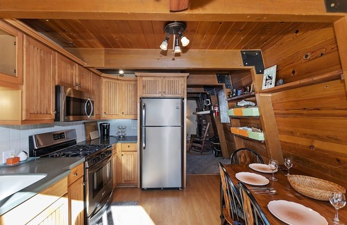 Big Bear City House | Gambrel Style, pet friendly, enclosed yard, streaming, fireplace, and more.