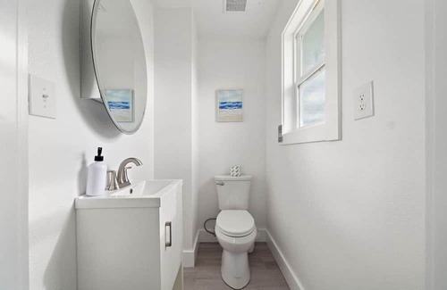 Galveston House | Oceanview beach house with game room and deck, close to beach