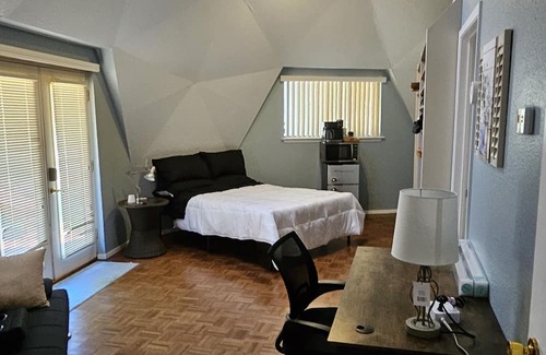 Weatherford Villa | Amazing Geo Dome Home with Pool and Private Lake, Fish, Canoe, 9 acre Ranch