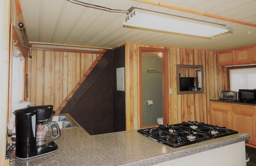 Malaga Cabin | Gotta Getaway Cabin 2 full beds with queen sleeper sofa