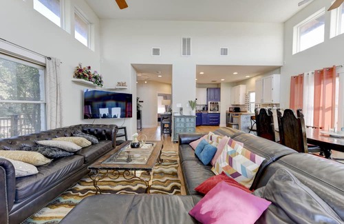 Travis Landing House | Mountain Cabin Home w/ Great Views of Lake Travis. Pet-Friendly!