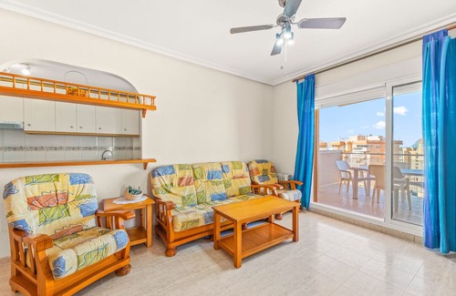 San Javier Apartment | Apartment 'Puerto Mar I Bloque 5 9-5' with Shared Pool, Shared Terrace and Wi-Fi