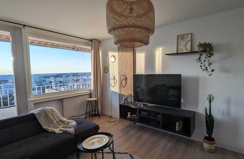 Le Cabot Apartment | T3 Cosy Avec vue Panoramique à 180° à la Porte des Calanques