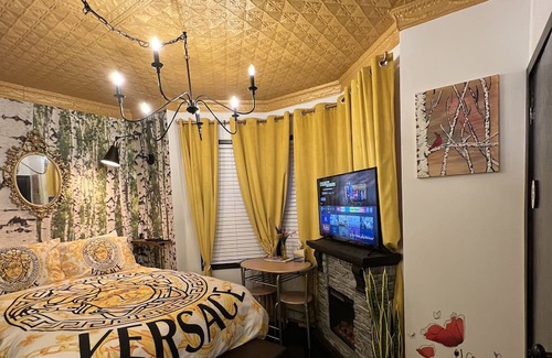 Fall River Apartment | Luxurious bedroom with private bathroom in the Flint Village area of Fall River