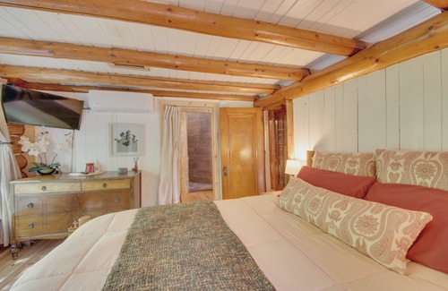 Freedom House | Unique Maine Log Cabin with Trout Ponds and Sauna!