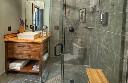 Madison Ski Chalet | Lakeside Chalet w/Private Deck, Wood Stove & Scenic Trails in Ohio Wine Country