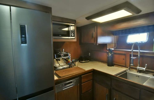 Eckernfoerde Boat Rental | Boat 'Ocean Motion' with Sea View, Private Terrace and Wi-Fi