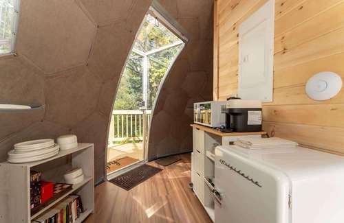 Sullivan Cabin | Nova Nook-Mirror Dome with Private Bathroom