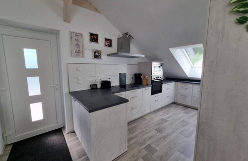 Schwentinental Apartment | 90 sqm apartment for 2 guests in the newly developed attic with separate entrance