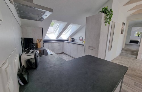 Schwentinental Apartment | 90 sqm apartment for 2 guests in the newly developed attic with separate entrance