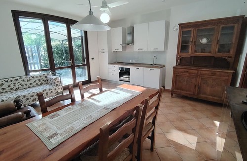 Novalesa Apartment | Comfortable detached apartment with garden and balcony.