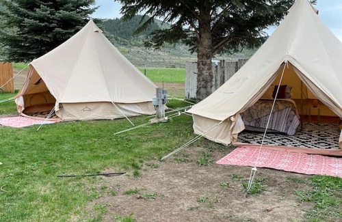 Palisades RV Rental | The Aspen Boho Glamping tent
