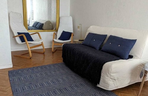 Luc-sur-Mer Apartment | 2 minutes walk from the beach, F2 in mezannine