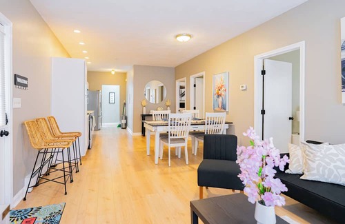 Malden Apartment | Spacious 4-bedroom Boston with WiFi, free parking