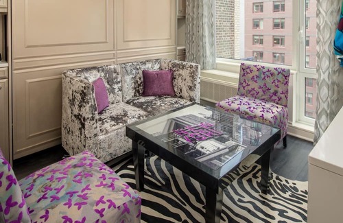 Garment District House | Terrace Cosmo Suite at Staypineapple, An Artful Hotel, Midtown | Pets Allowed