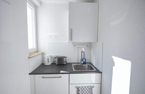 Offenbach am Main Apartment | Garden-level apartment with terrace