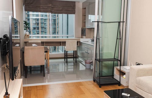 Makkasan Apartment | 1BR Luxury Condo Central Asoke Sky Pool & Gym