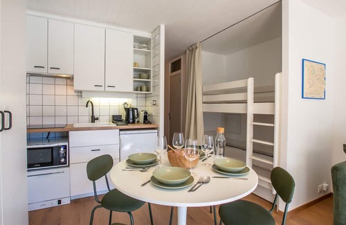 Val-d'Isere Apartment | Cozy studio for 4 with balcony and wifi in Val-d'Isère