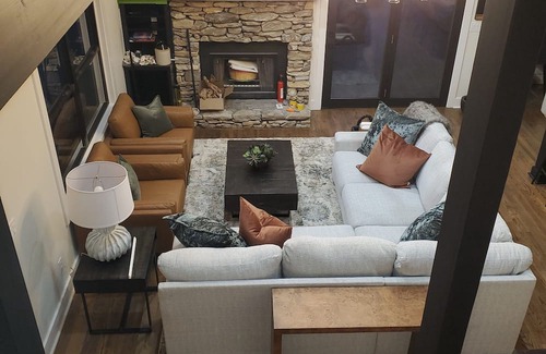 Zirconia House | Serene mountain retreat on 150 acres with 3 bedrooms and baths.