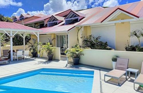 Cul de Sac House | Beautiful suite S10 pool sea view Pinel Island