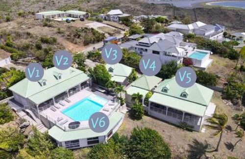 Oyster Pond House | V4 Magical view of the ocean and Saint Barth