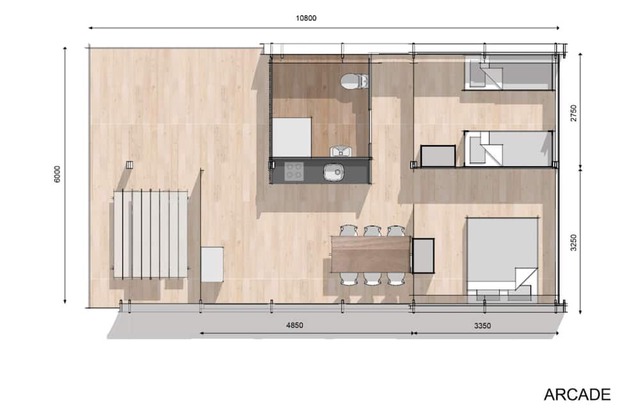 Panorama Lodge met privé sanitair ~ en weids uitzicht
