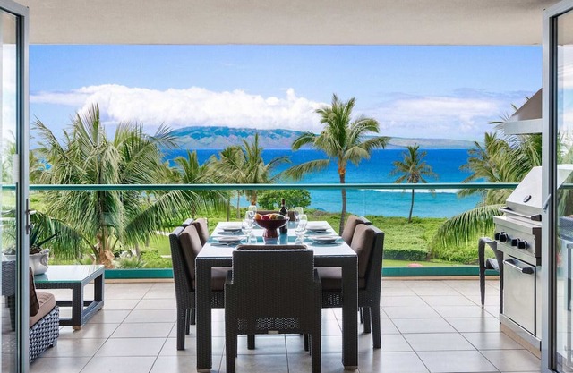 Maui Resort Rentals: Honua Kai Konea 351, 3BR w/ Direct Oceanfront Views + B.B.Q. on Balcony!